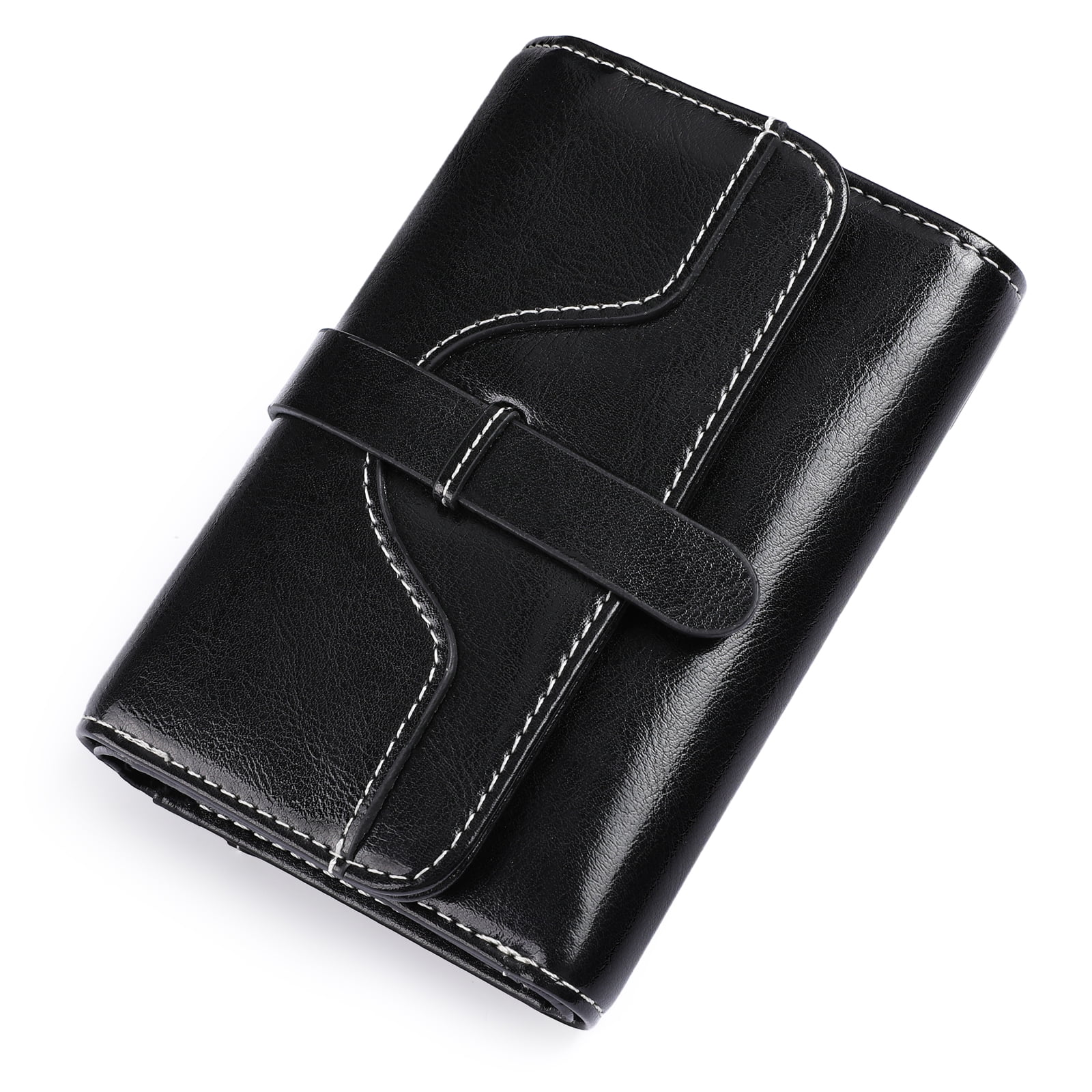 KALUNMA Small Wallets for Women Genuine Leather Trifold RFID
