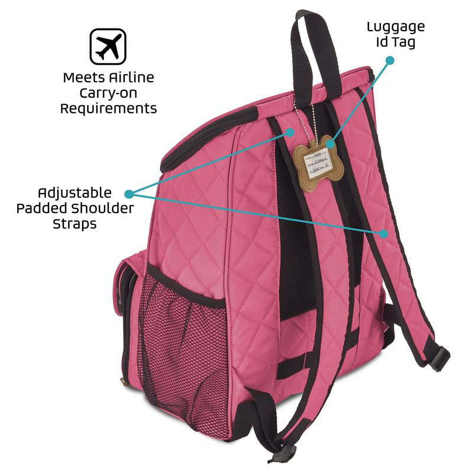 Mobile Dog Gear Weekender Backpack, Pink
