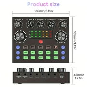 Pecham Podcast Equipment Bundle, Condenser Microphone with V8s Voice Changer, Studio Condenser Microphone Perfect for Podcasting, Recording, Singing, Streaming, Gaming, YouTube, TikTok