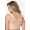 thumbnail image 2 of Comfort Choice Women's Plus Size Front-Close Cotton Wireless Posture Bra, 2 of 6