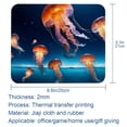 thumbnail image 5 of FeBohao Funny Mouse Pad Mat for Wireless Jiaji Cloth Washable Cute Soft Personalized Thin Pretty Office Decor Women Chic Aesthetic Fashion Essentials Girl Boy Size Jellyfish, 5 of 6