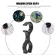 thumbnail image 3 of unbranded 8Ud Storage Clasps Para Hiking Con Clips Rotativos Negros Para Accesorios De Bastón, 3 of 8