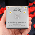 thumbnail image 3 of Merci Tantine Chanceux Fer à Cheval Collier Message Carte 14k w CZ Cristaux, 3 of 7