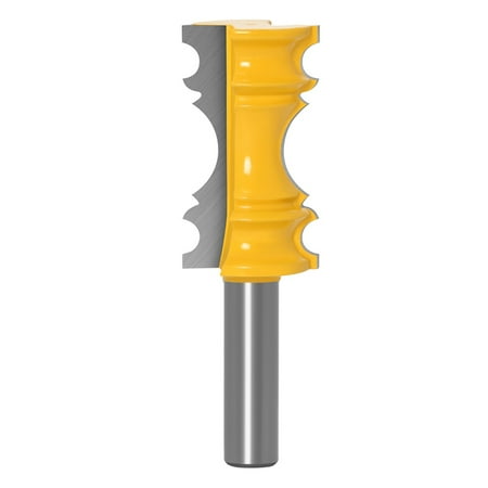 

Feiruifan Molding Router Bit 2-Flute Heat-resistant Coating Woodworking 1/2-Inch Shank Architectural Woodworking Cutter Tool for Chair Rail