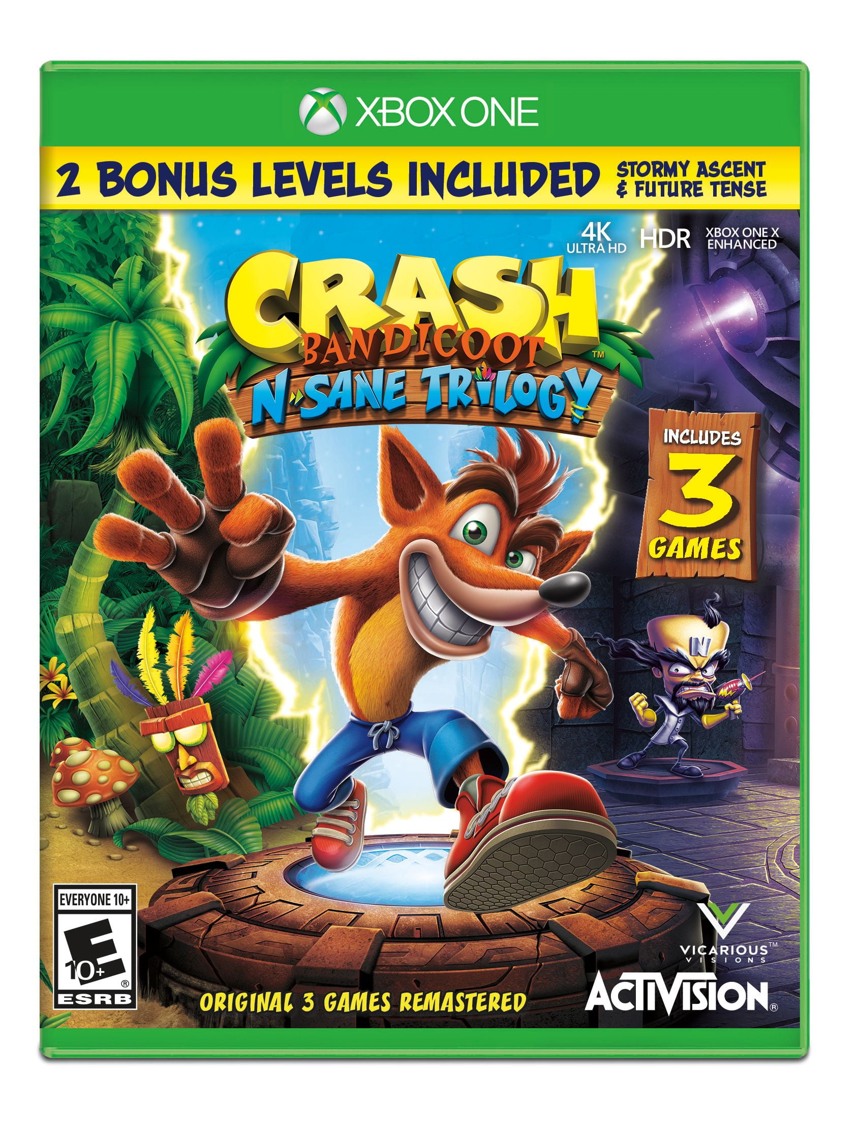 Crash N Sane Trilogy Activision Xbox One 047875881969