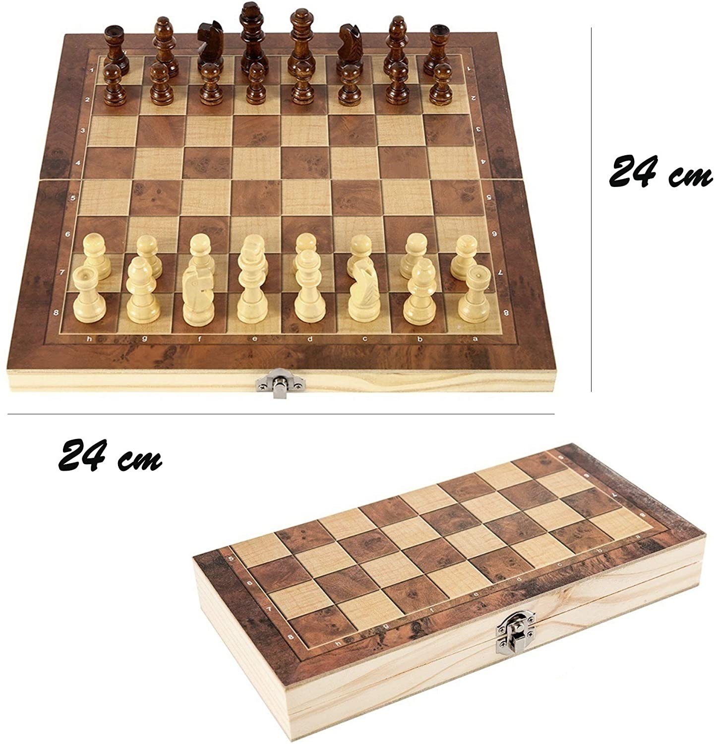 Memory Match Stick Chess, Memory Chess Wood, Wooden Memory Chess, Memory Chess, Chess Game Learning Toy, Chess Board Toy, Memory Chess Game - image 4 of 5