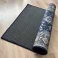 thumbnail image 2 of Custom Size Anti-Slip Machine Washable Printed Anatolian Blue Design Runner Rugs ( 1' x 26"), 2 of 5