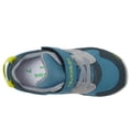 thumbnail image 2 of Zapatos TSUKIHOSHI RACER para niños con cierre de correa, color marino/lima, 12.5 pulgadas, para niños pequeños, 2 of 7