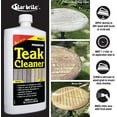 thumbnail image 6 of Premium Golden Teak Oil - Sealer, Preserver & Finish & Other Fine Woods - 16 OZ & Premium Teak Cleaner - Restore, Renew &  Old Weathered Gray Teak Furniture & Other Fine Woods, 6 of 6