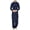 Navy, variant on Royal Kurta Men's Cotton Blend Pathani Kurta Salwar White