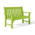 thumbnail image 3 of WestinTrends Malibu 4-Piece HDPE Outdoor Patio Furniture Couch Set, Lime, 3 of 8