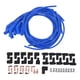 thumbnail image 1 of 45° 135° Spark Plug Ignition Wire Set with Dust Cover, 8.5mm Diameter High Performance Replacement for Chevy Blue, 1 of 4