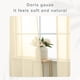 thumbnail image 5 of Cortinas de visillo semitransparente de color beige con ojal, de 98 pulgadas de largo, 5 of 8