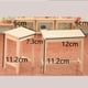 thumbnail image 5 of Muebles de comedor en miniatura a escala 1/12, simulación de casa de muñecas de madera, accesorios mesa individual, 5 of 7