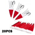 thumbnail image 2 of Bolsa de vajilla navideña, soporte para sombrero, tenedor, cuchillo, cubiertos, decoraciones para el hogar, Feliz Navidad, 2023, 2 of 5