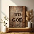 thumbnail image 6 of Qisvanset TO GOD Worship Room Canvas Wall Art 15.75x11.81 Inches, 6 of 8