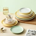 thumbnail image 3 of Modern Nordic-Inspired Ceramic Dinner Plates, Versatile Round Kitchen Plates for Steak, Pasta & Salad, 3 of 6