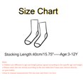 thumbnail image 3 of Esaierr 2 Pairs Girls Knee High Socks for Kids Baby Solid Color Thigh High Socks Toddler 3-12T Cotton Calf Stacking Socks, 3 of 9
