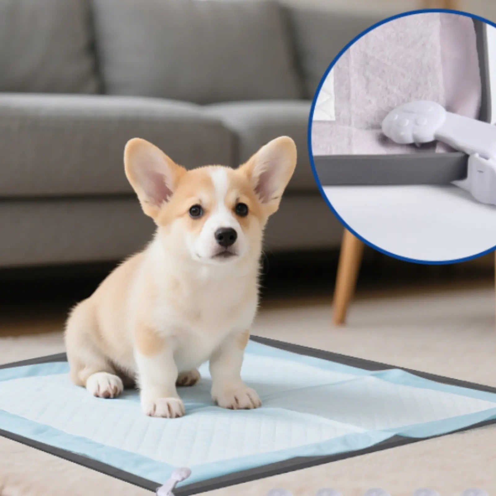 23.6"x23.6" Silicone Mini Fridge Mat - Non- Pan with Raised Edges to Prevent Leaks & Protect Floors from Water Damage - Easy Clean Under Refrigerator Tray