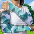 thumbnail image 5 of 1Pair Polyester Ice Silk Sleeves Sun Protection Sleeve for Women Mountain 490x130x90mm, 5 of 8