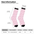 thumbnail image 2 of Lsque Ribbon Bow Printed Men's Crew Socks, Soft Durable Breathable Moisture-Wicking with Odor Control Cotton socks, 2 of 6