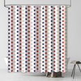 thumbnail image 4 of 4th of July Shower Curtain for Bathroom Decor Independence Day Patriotic Stars Red White and Blue Bath Curtains Sets with Hooks Waterproof Standard 72"x72", 4 of 6