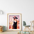 thumbnail image 4 of Kit de pintura de diamante 5D Mujer con sombrero Taladro redondo completo DIY Decoración para el hogar Regalos Likrtyny Arte deco, 4 of 9