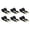 Black, variant on Mega Cargo Control 2 in x 10 ft Chevron Wheel Lift Key Hole Lasso Strap & Recovery, Auto Tie Down for Trailer, Tow Truck, & Hauling (Green, 2 - Pack)