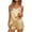 Yellow #008, variant on Satin Silk Pajamas for Women V Neck Lace Trim Spaghetti Strap Cami Top and Shorts Set 2 Piece Summer Sleepwear Pjs, S