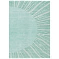 thumbnail image 2 of Addison Rugs Chantille Indoor/Outdoor Transitional Abstract Teal Washable Rectangle Rug, 10' x 14', 2 of 5
