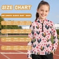 thumbnail image 6 of Psesaysky Rooster Pink Hearts Print Girls Half Zipper Sweatshirts Cute Trendy Fall Pullover Crop Tops for Teen Girls Long Sleeve Sweater Clothes Athletic Shirts 6-7 Years, 6 of 6