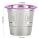 thumbnail image 2 of Filtro reutilizable K-Cup con cuchara de café de acero inoxidable reutilizables cápsulas con tapas reutilizables compatibles con KEURIG 2.0para KEURIG 1.0 y Mini Plus Khall 3.11319E+12, 2 of 6