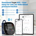 thumbnail image 6 of Bluetooth Blood Pressure Monitor for Home Use & Upper Arm Blood Pressure Cuff - BP Machine with 2x120 Reading Memory Adjustable Arm Cuff 8.6"-16.5" - Compatible for iOS & Android Devices, 6 of 7