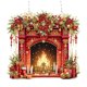 thumbnail image 5 of Colgantes Acrílicos La Ventana Del Arte Diamante Artificial Chimenea Navidad para El Jardín, 5 of 8