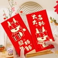 thumbnail image 4 of tredstone 3set Red Envelope Red Spring Festival Red Envelope Year Of Dragon Attract Wealth Easy To Easy To Carry Materials 2, 4 of 6
