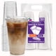 thumbnail image 1 of Berry Bloom 50 Vasos Desechables de Plástico con Tapa Tipo Boquilla, 24 oz (710 ml) Transparentes, Resistentes y Perfectos para Bebidas Frías, 1 of 5