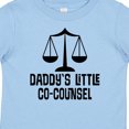 thumbnail image 4 of Inktastic Daddy Little Co Counsel Lawyer Boys or Girls Baby T-Shirt, 4 of 5