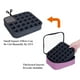 thumbnail image 3 of Organizador de esmaltes de uñas UOZL, pequeño y transparente, con capacidad para 30 botellas, 3 of 6