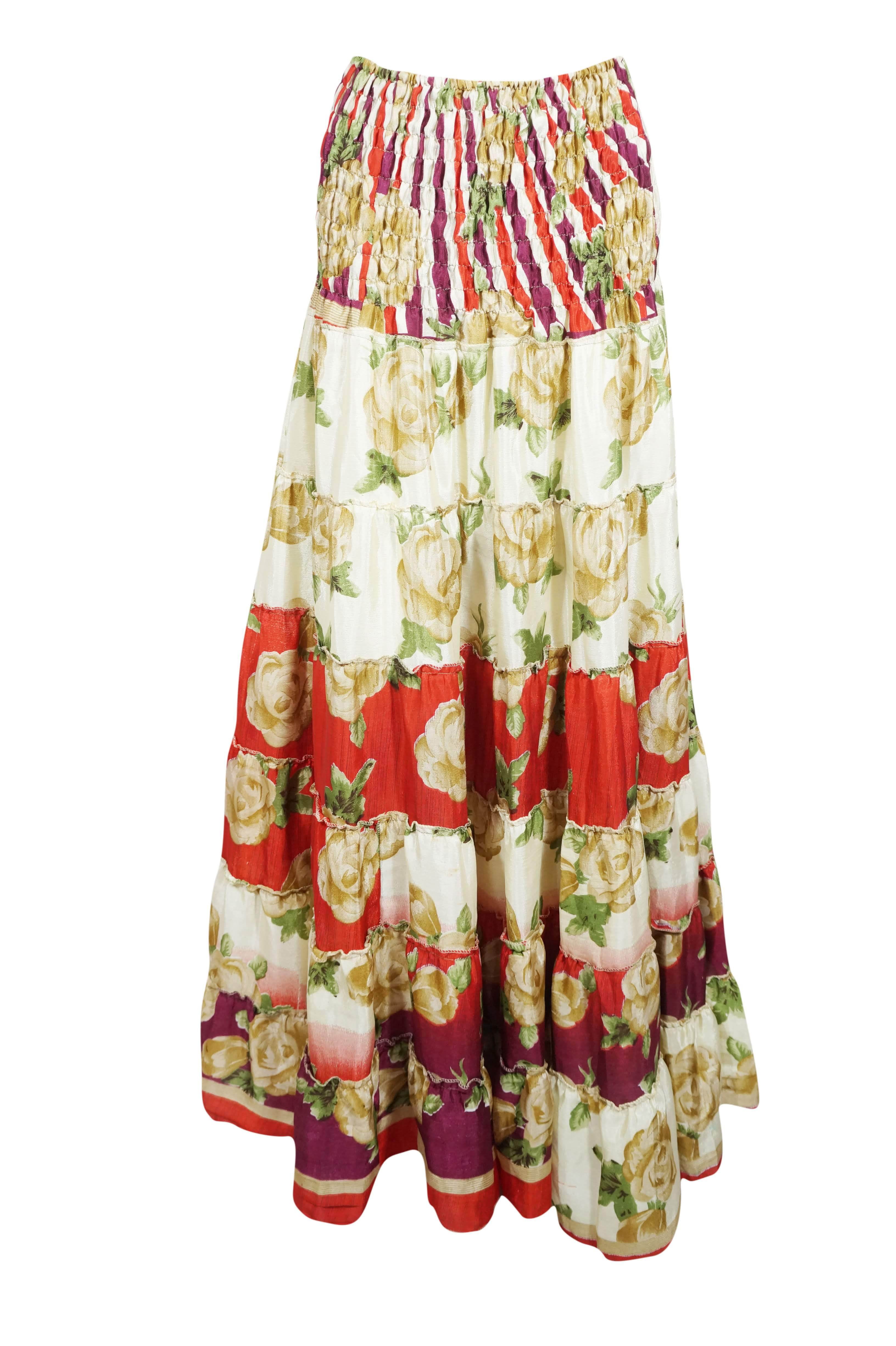 red maxi skirts
