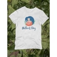 thumbnail image 3 of Mother's Day With Flowers Shaped T-Shirt Women -Image by Shutterstock, Female 3X-Large, 3 of 4