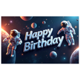 thumbnail image 1 of Happy Birthday Panda Backdrop Banner Party Decorations Photography Props Kids Birthday Party Supplies Festive Background Cartoon Decor Event, 1 of 4
