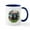 White/Navy Inside, variant on CafePress - Garden Shore 2 Black Pugs Mug - 11 oz Ceramic Mug - Novelty Coffee Tea Cup