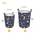 thumbnail image 3 of Cauagu Animals And Wildflowers for Laundry Basket,Collapsible Organizer Basket for Storage Bin Toy Bins Gift Baskets Bedroom Clothes Children Nursery Hamper -Medium, 3 of 7