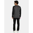 thumbnail image 3 of Burnside Men's Knit Henley Shirt with Long Sleeves, Sizes S-2XL, 3 of 5