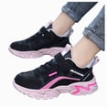 thumbnail image 3 of Zuwimk Boys Girls Sneakers Slip on Lightweight Kids Running Walking Shoes Breathable for Toddler/Little Kid/Big Kid(Hot Pink,27), 3 of 8