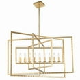 thumbnail image 5 of Crystorama Capri 9 Light Antique Gold Chandelier - 39'' W x 24'' H, 5 of 5