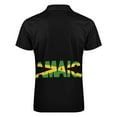 thumbnail image 5 of Jamaican Logo Gaming Anti Men Zipper T-shirt Summer Casual Short Sleeve T-shirt Top, 5 of 7