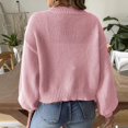 thumbnail image 6 of Diufon Womens Fall Cardigans Solid Color Casual Loose Sweaters Long Sleeve Knit Coats, 6 of 6