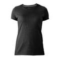 thumbnail image 1 of Playera Fruit Of The Loom para Mujer, Cuello Redondo Manga Corta Negro Talla CH, 1 of 4