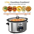 thumbnail image 3 of Heynemo 8.5QT Programmable Slow Cooker with Delay Function, 3 of 9